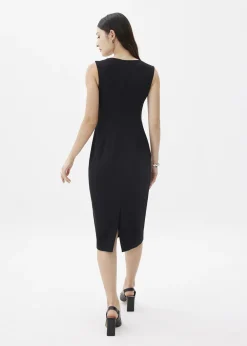 Love, Bonito Party Dresses|Work Dresses*Dahlia Square Neck Pencil Midi Dress