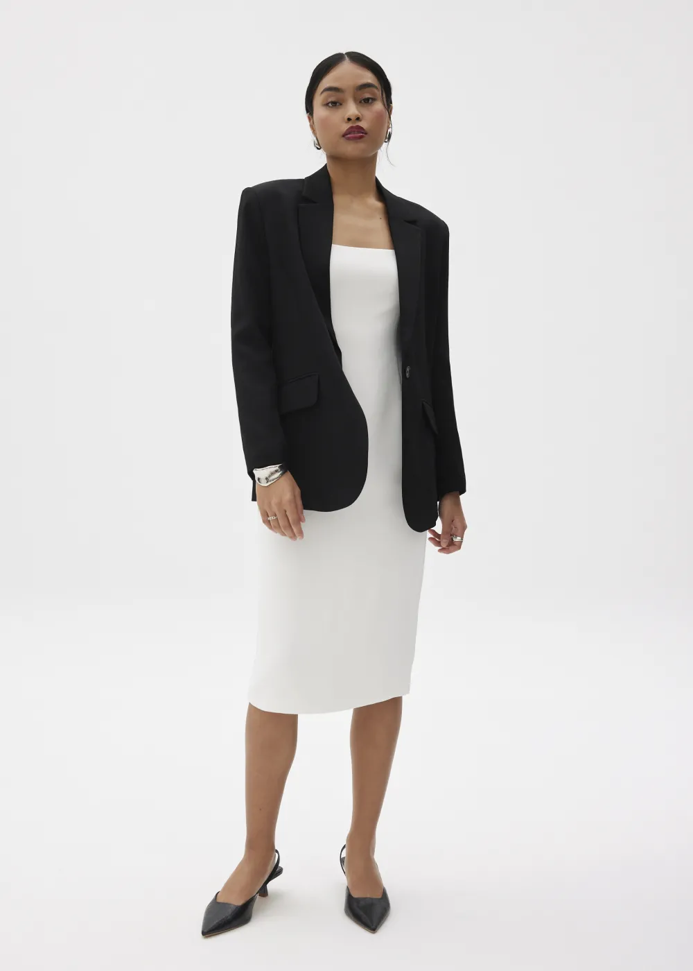 Love, Bonito Party Dresses|Work Dresses*Dahlia Square Neck Pencil Midi Dress