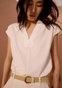 Love, Bonito Vacation*Dana Relaxed V-neck Shirt