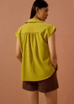 Love, Bonito Vacation*Dana Relaxed V-neck Shirt