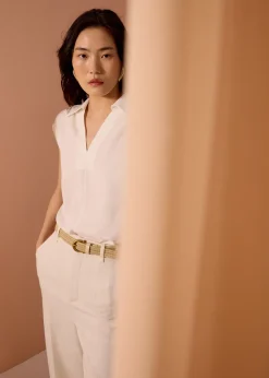 Love, Bonito Vacation*Dana Relaxed V-neck Shirt
