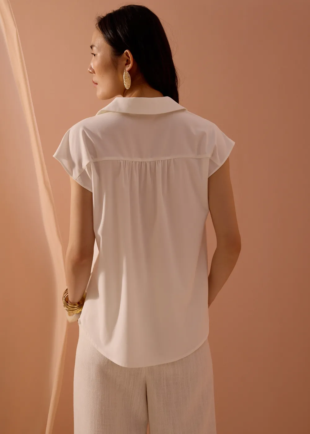 Love, Bonito Vacation*Dana Relaxed V-neck Shirt
