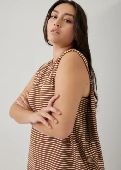 Love, Bonito Casual Dresses*Davika Striped Jersey Drape Column Dress