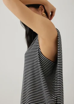 Love, Bonito Casual Dresses*Davika Striped Jersey Drape Column Dress