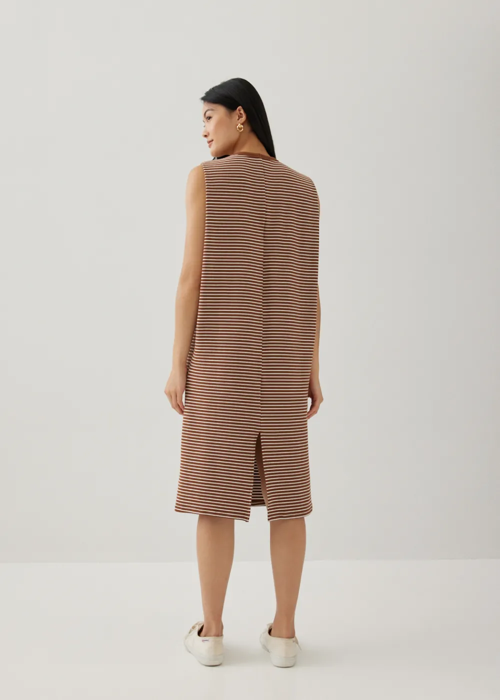 Love, Bonito Casual Dresses*Davika Striped Jersey Drape Column Dress
