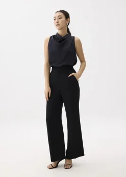 Love, Bonito Work Tops|Shell Tops*Daya Satin High Cowl Neck Top