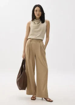 Love, Bonito Work Tops|Shell Tops*Daya Satin High Cowl Neck Top
