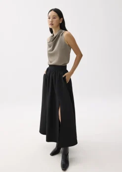 Love, Bonito Work Tops|Shell Tops*Daya Satin High Cowl Neck Top