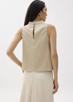 Love, Bonito Work Tops|Shell Tops*Daya Satin High Cowl Neck Top
