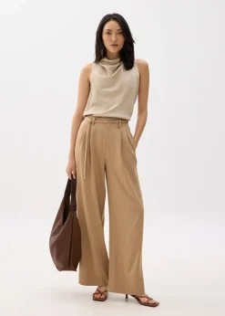 Love, Bonito Work Tops|Shell Tops*Daya Satin High Cowl Neck Top