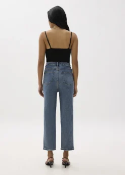 Love, Bonito Weekend & Vacation Pants|Casual Pants*Denim Ankle Length Straight Leg Jeans