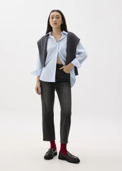 Love, Bonito Weekend & Vacation Pants|Casual Pants*Denim Ankle Length Straight Leg Jeans