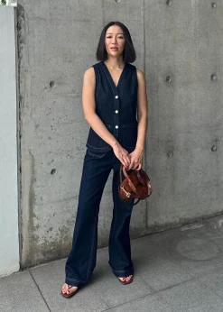 Love, Bonito Weekend|Blazers & Jackets*Denim Contrast Stitch Vest