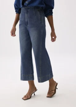 Love, Bonito Weekend & Vacation Pants|Casual Pants*Denim Cropped Wide Leg Culottes