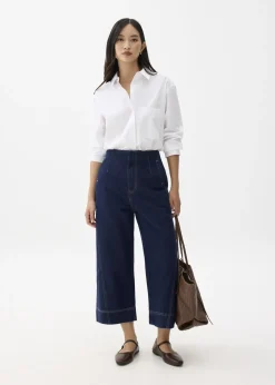 Love, Bonito Weekend & Vacation Pants|Casual Pants*Denim Cropped Wide Leg Culottes