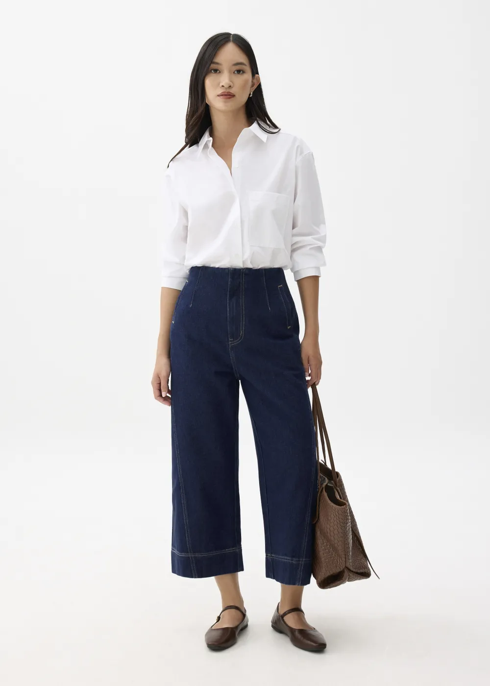 Love, Bonito Weekend & Vacation Pants|Casual Pants*Denim Cropped Wide Leg Culottes