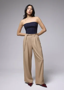 Love, Bonito Weekend & Vacation Tops|Petite-Friendly*Denim Fitted Crop Tube Top
