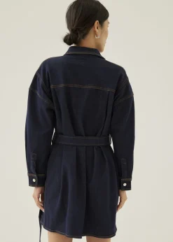 Love, Bonito Casual Dresses*Dovie Denim Belted Mini Shirt Dress
