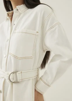 Love, Bonito Casual Dresses*Dovie Denim Belted Mini Shirt Dress
