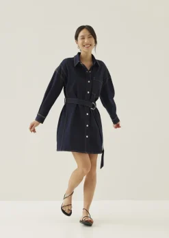 Love, Bonito Casual Dresses*Dovie Denim Belted Mini Shirt Dress