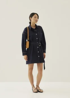 Love, Bonito Casual Dresses*Dovie Denim Belted Mini Shirt Dress