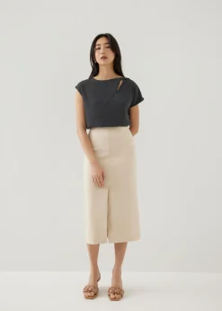 Love, Bonito Work Tops|Shell Tops*Doxie Asymmetric Shell Top