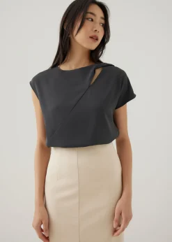 Love, Bonito Work Tops|Shell Tops*Doxie Asymmetric Shell Top