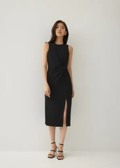 Love, Bonito Work Dresses*Eartha Textured Side Twist Dress