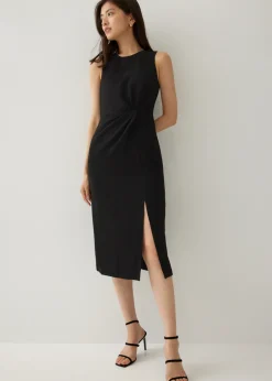 Love, Bonito Work Dresses*Eartha Textured Side Twist Dress