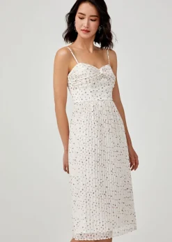 Love, Bonito Party Dresses*Eleusine Jacquard Pleated Dress