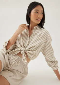 Love, Bonito Blouses & Shirts*Elyza Striped Oversized Shirt