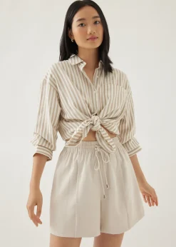 Love, Bonito Blouses & Shirts*Elyza Striped Oversized Shirt
