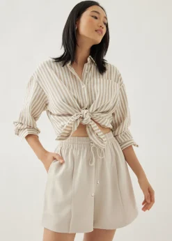 Love, Bonito Blouses & Shirts*Elyza Striped Oversized Shirt
