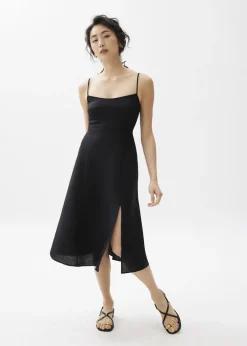 Love, Bonito Weekend Dresses|Weekend*Emi Linen Fit & Flare Midi Dress