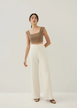 Love, Bonito Weekend & Vacation Pants*Emory Textured Flare Pants