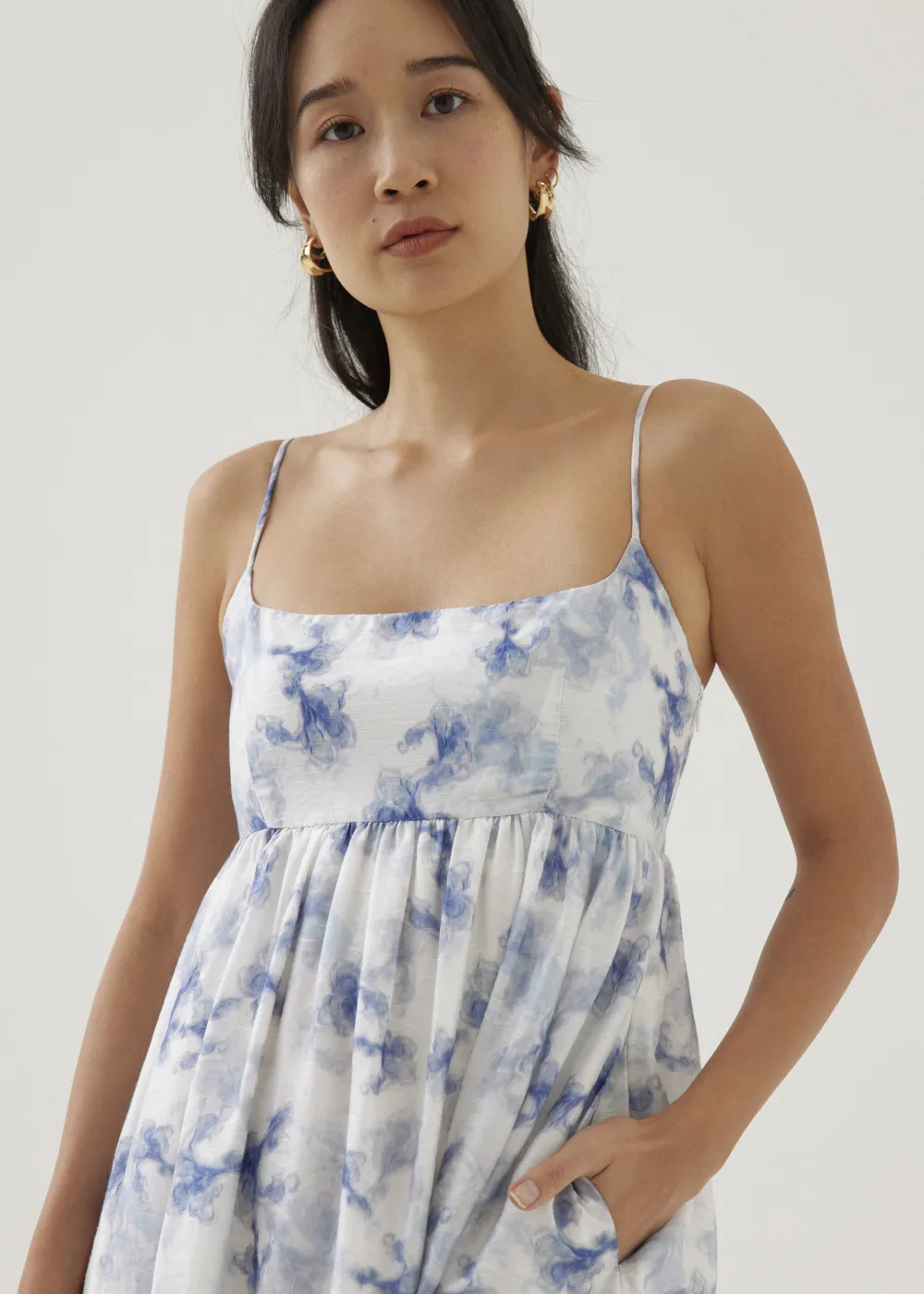 Love, Bonito Party & Occasions|Party Dresses*Erinn Babydoll Maxi Dress in Heirloom Botanicals