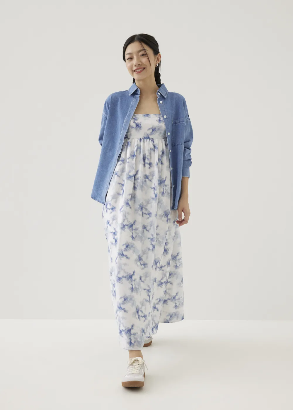 Love, Bonito Party & Occasions|Party Dresses*Erinn Babydoll Maxi Dress in Heirloom Botanicals