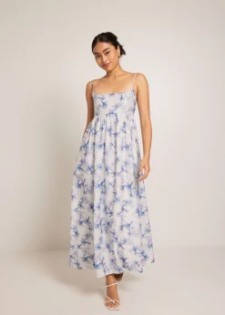 Love, Bonito Party & Occasions|Party Dresses*Erinn Babydoll Maxi Dress in Heirloom Botanicals