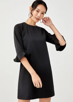 Love, Bonito Work Dresses*Eudora Ruffle Hem Shift Dress