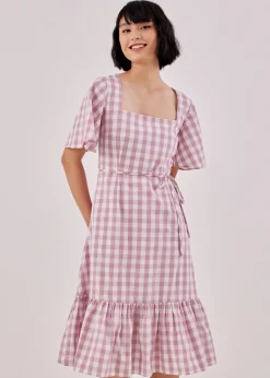 Love, Bonito Casual Dresses*Evelin Gingham Tiered Dress