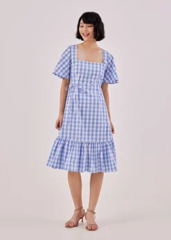 Love, Bonito Casual Dresses*Evelin Gingham Tiered Dress
