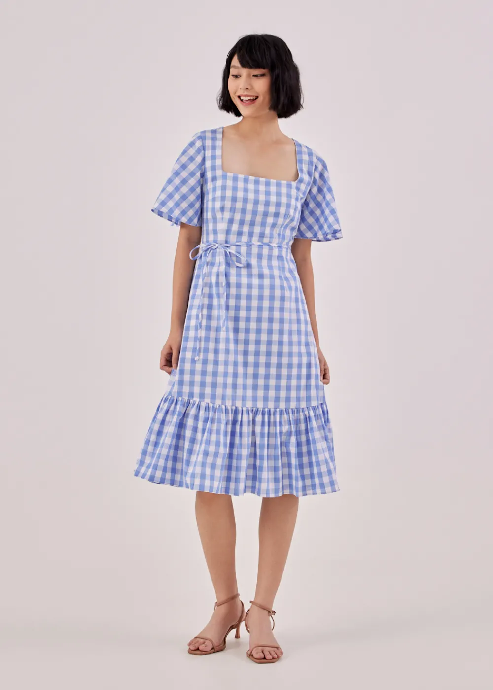 Love, Bonito Casual Dresses*Evelin Gingham Tiered Dress