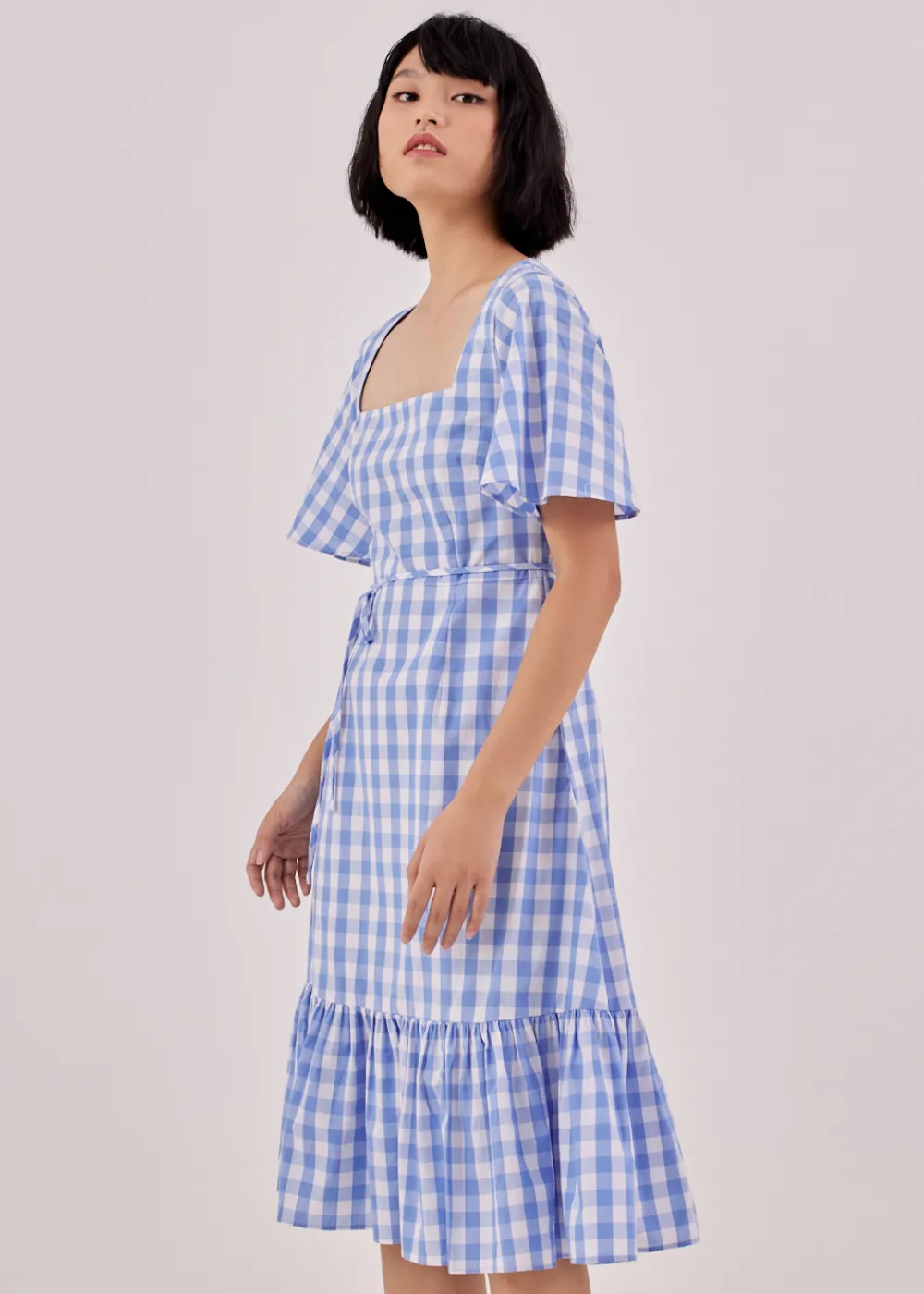Love, Bonito Casual Dresses*Evelin Gingham Tiered Dress