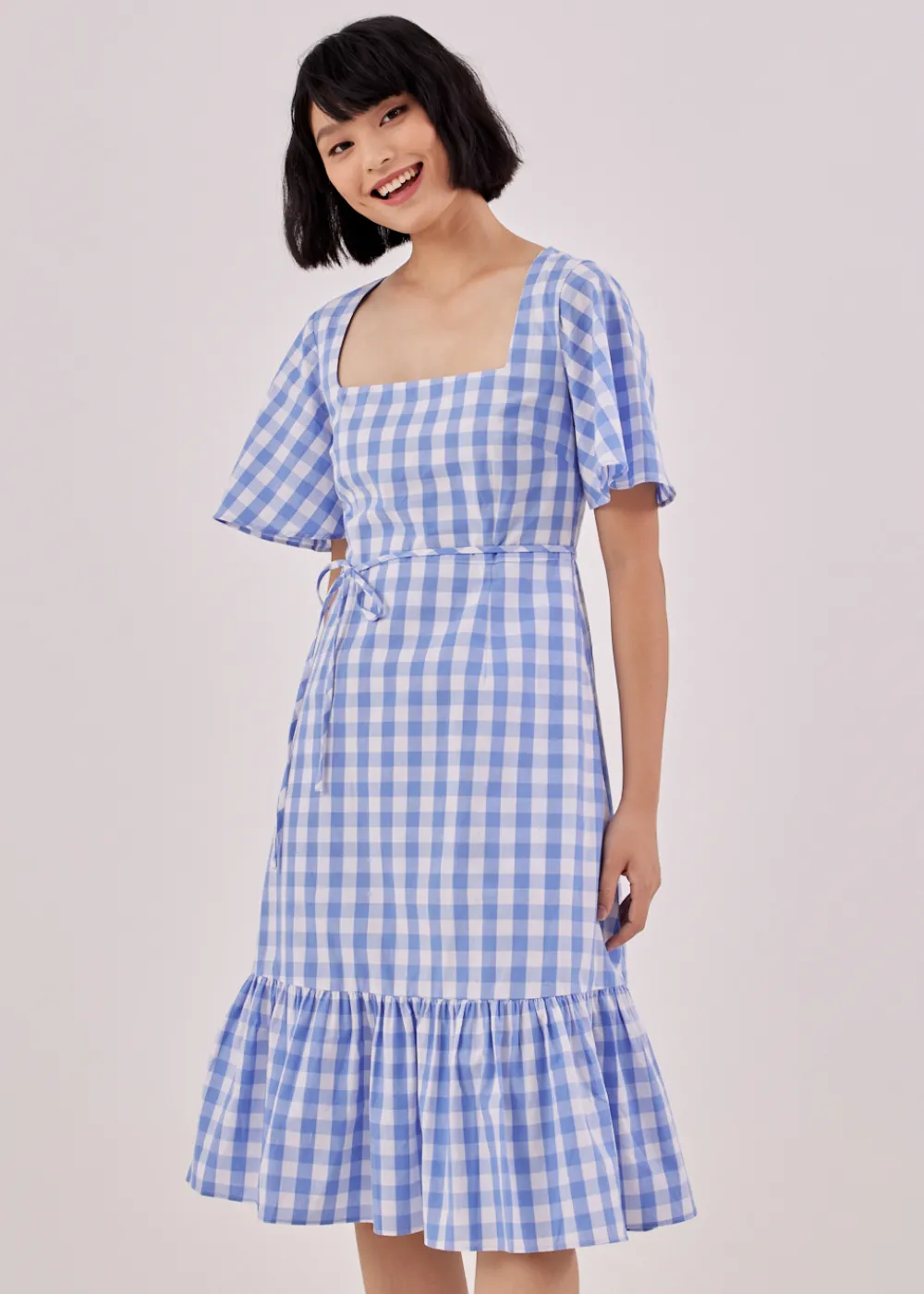 Love, Bonito Casual Dresses*Evelin Gingham Tiered Dress