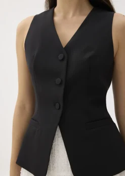 Love, Bonito Weekend|Blazers & Jackets*Fitted V-neck Vest