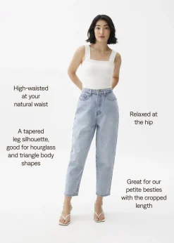Love, Bonito Weekend & Vacation Pants|Casual Pants*Flynn Cropped Mom Jeans