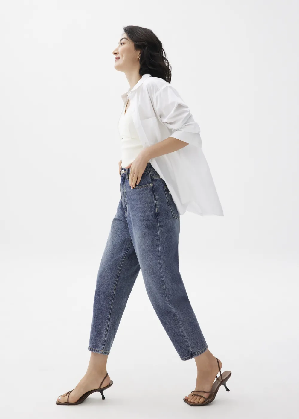 Love, Bonito Weekend & Vacation Pants|Casual Pants*Flynn Cropped Mom Jeans