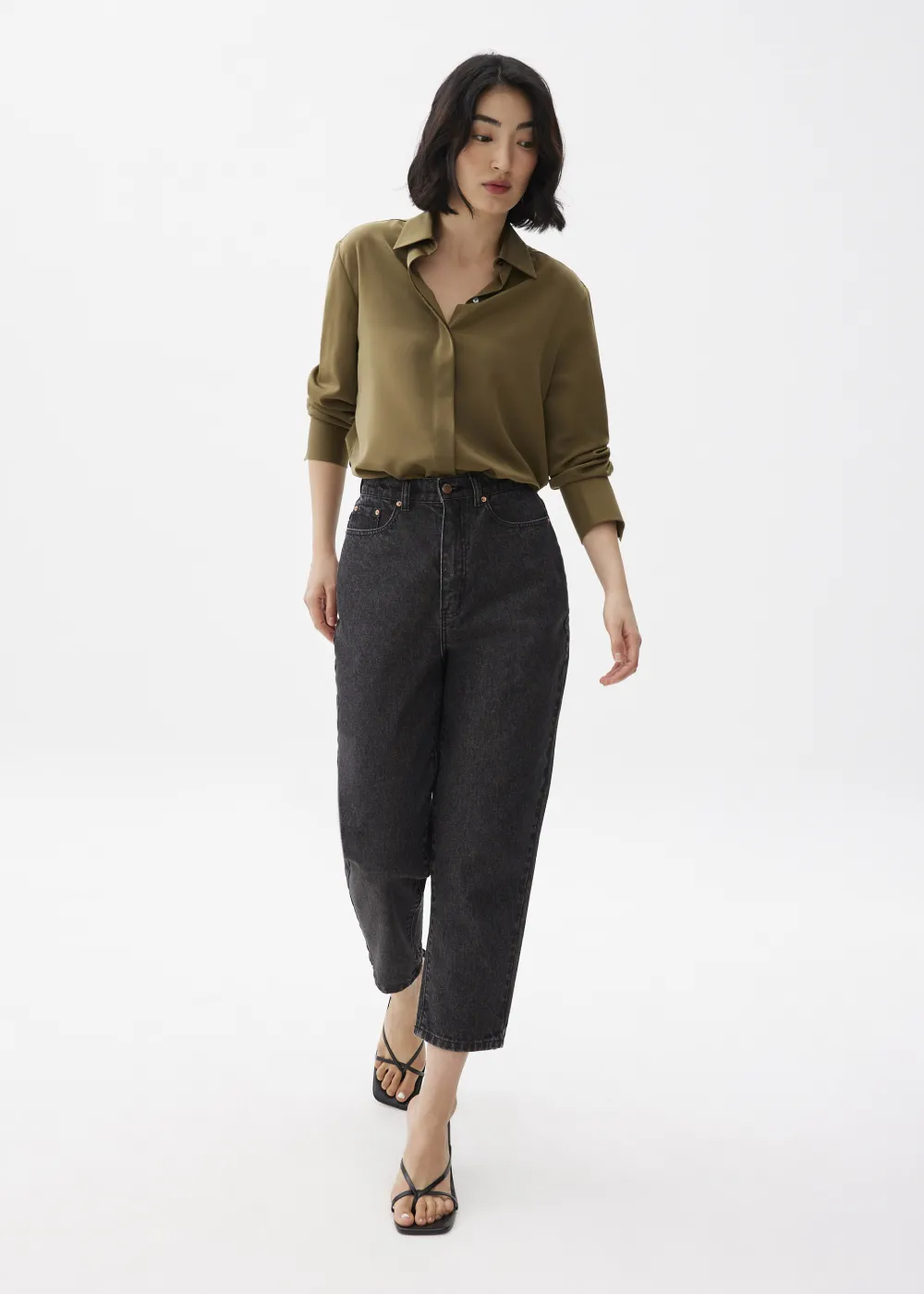 Love, Bonito Weekend & Vacation Pants|Casual Pants*Flynn Cropped Mom Jeans