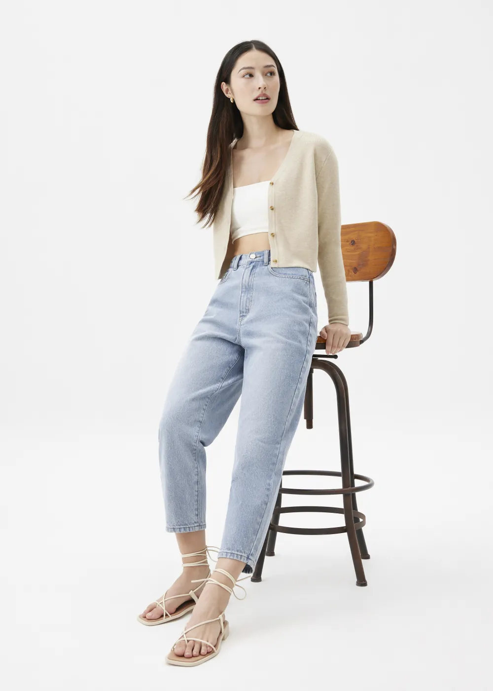 Love, Bonito Weekend & Vacation Pants|Casual Pants*Flynn Cropped Mom Jeans