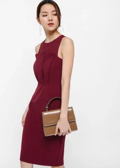 Love, Bonito Work Dresses*Fodenna Pleat Panel Dress